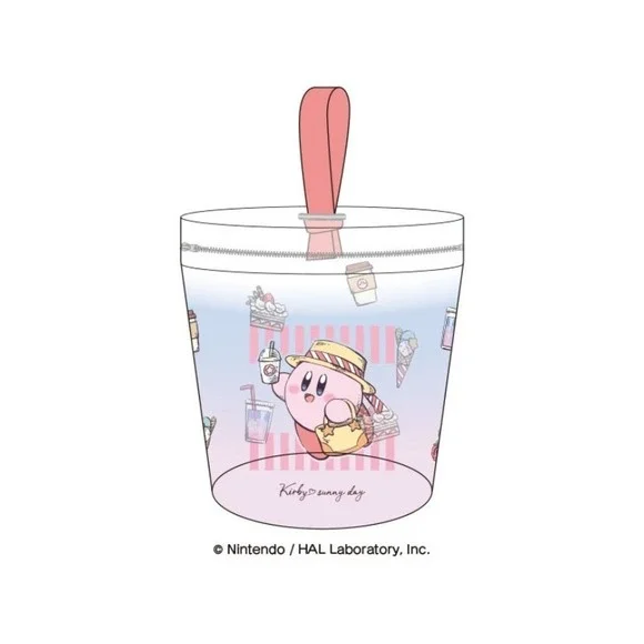 New Ensky Kirby's Sunny Day Drink Cup Pouch - US SELLER - Picture 2 of 2